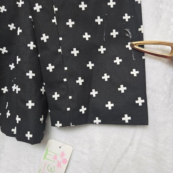 3 Sisters Womens Vtg Deadstock Y2K Elevated Basic Mod Twee Goth Swing Jacket S - Picture 6 of 12